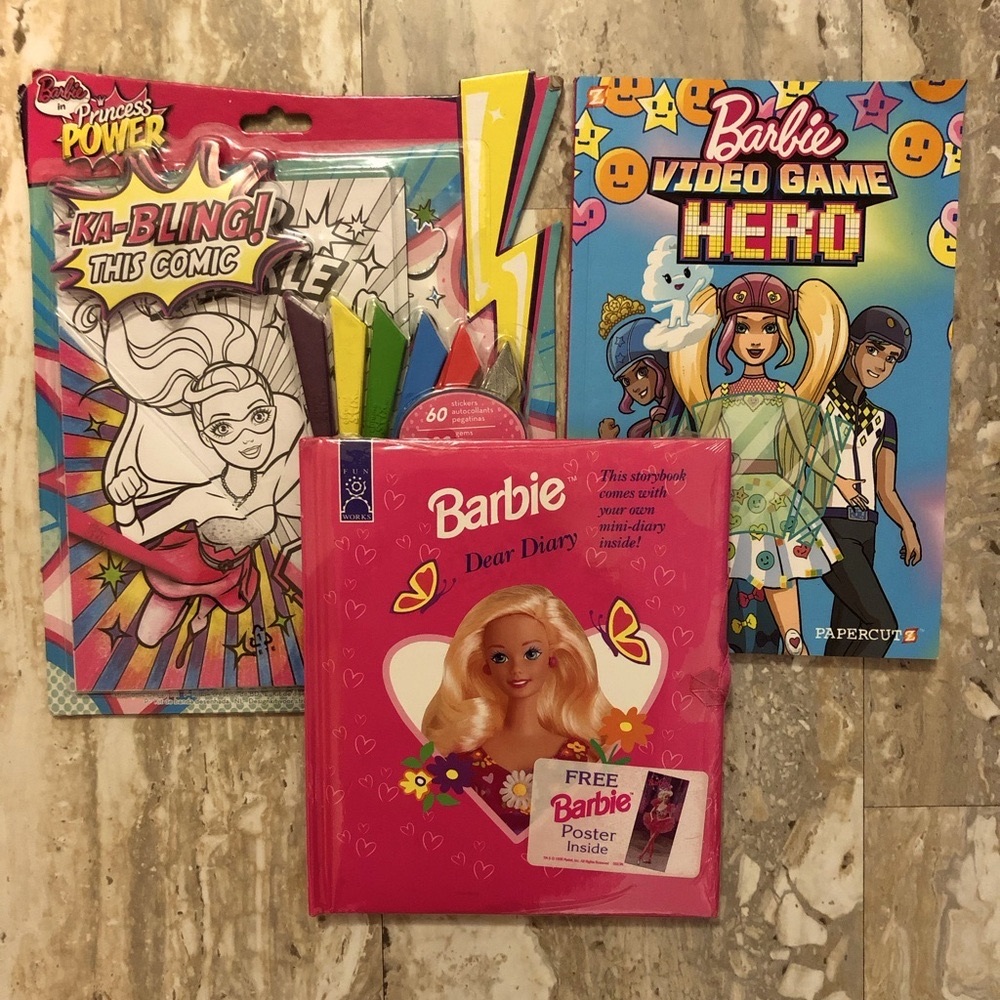 Barbie Bundle: Graphic Novel, Fashion Angels “Ka-Bling! This Comic” & Dear Diary